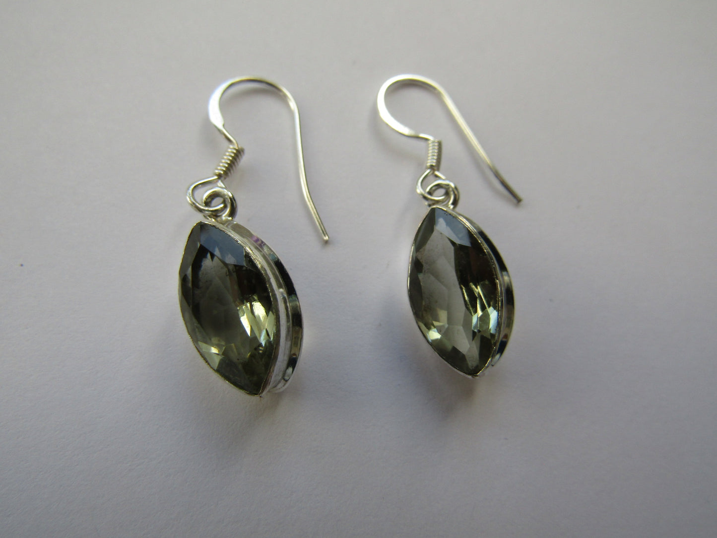 Peridot Earrings -Set in 925 Sterling Silver.