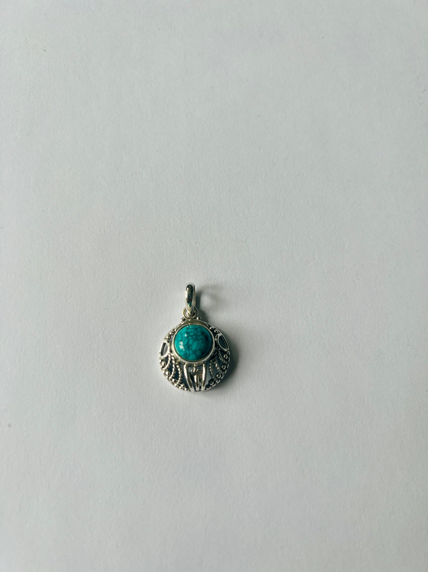 Sterling Silver Turquoise Necklace