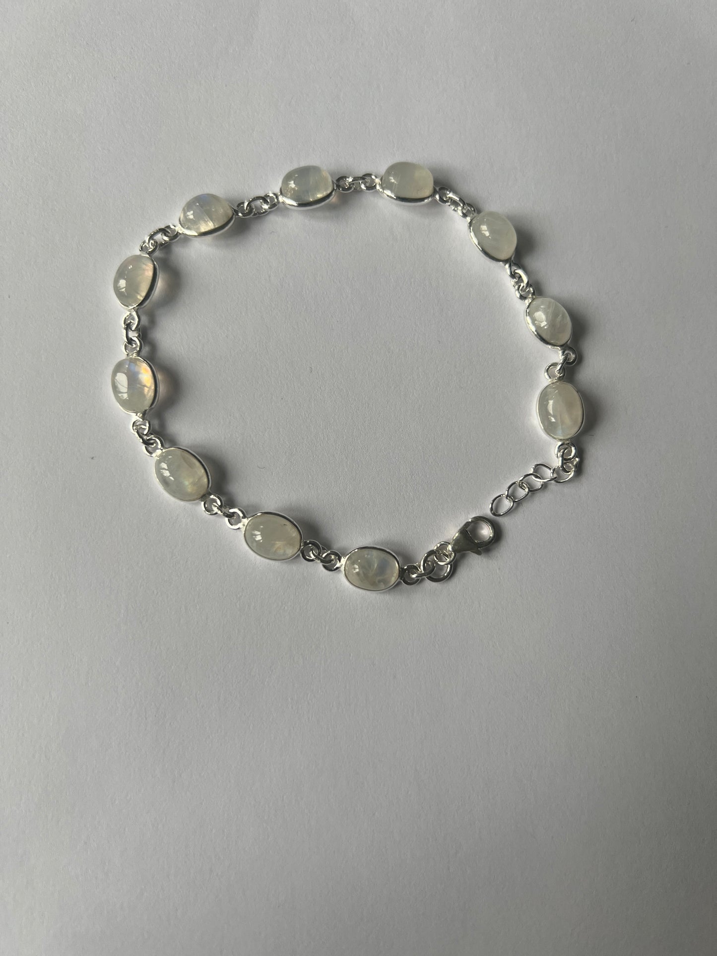 Moonstone Bracelet - Set in 925 Sterling Silver.