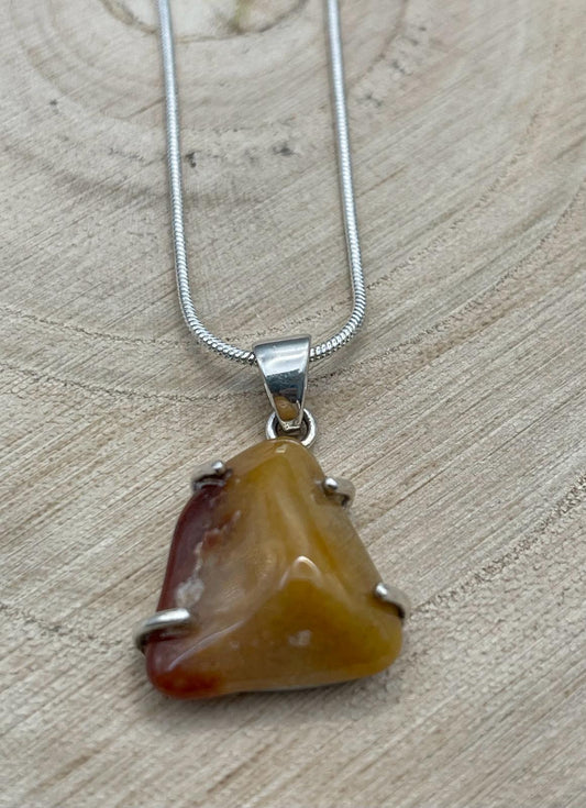 Mookaite Pendant - Set in 925 Sterling Silver.